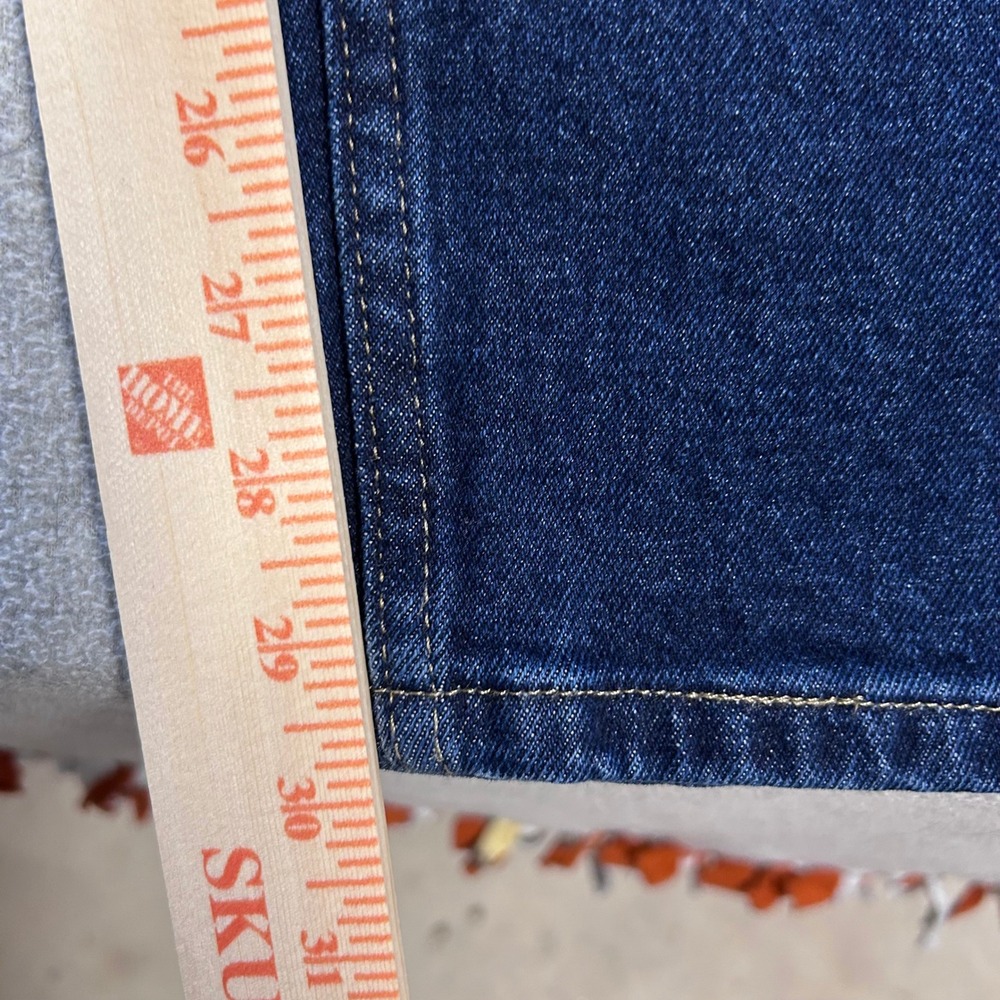 Wrangler Jeans Mens 44x30 Dark‎ Blue Excellent Stretch Denim 1096FXVMF - Picture 4 of 6